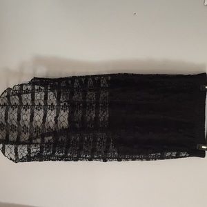 A lace skirt